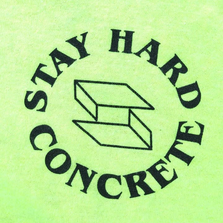 Stay Hard Concrete's original two-slab company mark
